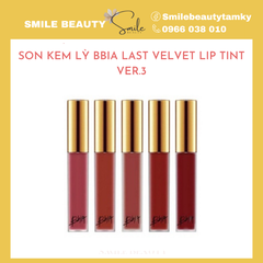 Son Kem Lì Bbia Last Velvet Lip Tint Ver 3