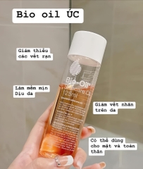 Dầu dưỡng giúp mờ sẹo & giảm rạn da Bio-Oil