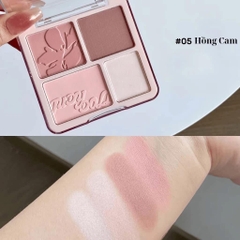 Bảng phấn má hồng 4 ô Judydoll