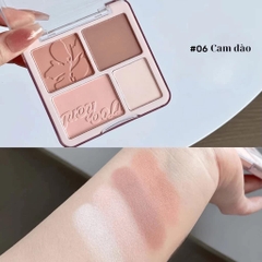 Bảng phấn má hồng 4 ô Judydoll