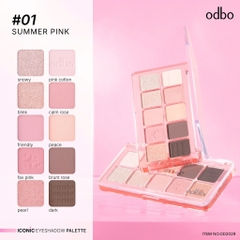 Phấn Mắt 10 Ô Odbo Iconic Eyeshadow Palette
