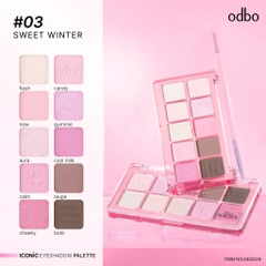 Phấn Mắt 10 Ô Odbo Iconic Eyeshadow Palette