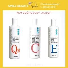 Kem dưỡng Body lotion watsons 480ml chứa Q10