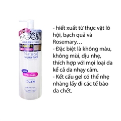 Tẩy tế bào chết Cure Natural Aqua Gel