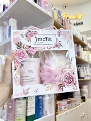 Set Quà Sữa Tắm Jmella Kèm Bông Tắm Và Túi Giấy