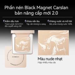 Phấn Phủ Nén Carslan Lâu Trôi Kiềm Dầu 24h (8g)