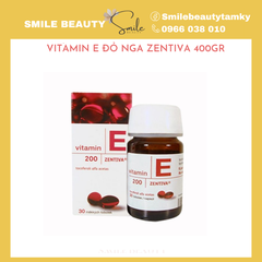 Vitamin E đỏ Nga Zentiva mẫu mới lọ 400gr