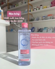 Nước tẩy trang L'Oreal Micellar dịu nhẹ, sạch sâu