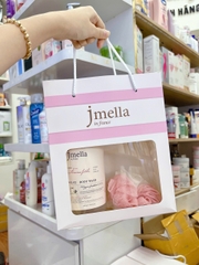 Set Quà Sữa Tắm Jmella Kèm Bông Tắm Và Túi Giấy