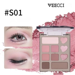 Bảng phấn mắt Veecci 10 ô mini