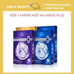 Hộp 4 miếng Mặt nạ giấy cao cấp Mirae plus