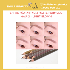 Chì kẻ mày Artaum Matte Formula màu 01- light brown