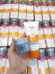 kem chống nắng Eucerin Sensitive Sun Cream da nhạy cảm tặng kèm kem chống lão hóa