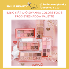 Bảng Mắt 10 Ô Sivanna Colors Fox & Frog Eyeshadow Palette