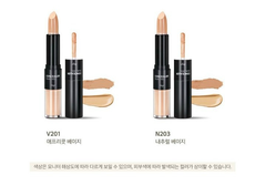 Che khuyết điểm 2 đầu Concealer Dual Veil FMGT The Face Shop