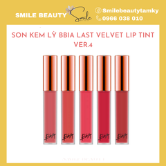 Son Kem Lì Bbia Last Velvet Lip Tint Ver 4
