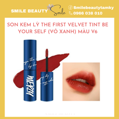 Son Merzy The First Velvet Tint màu V6 Đỏ gạch (vỏ xanh)