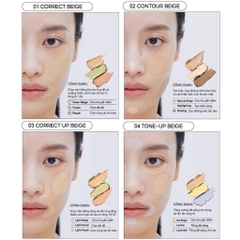 Che Khuyết Điểm The Saem Cover Perfection Triple Pot Concealer