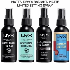 Xịt khoá nền NYX Matte Finish Fini Mat Setting Spray 60ml
