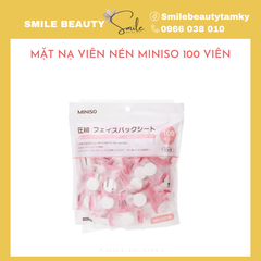 Lẻ 1 Viên Mặt Nạ Giấy Nén Miniso Nhật Bản