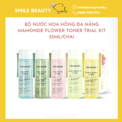 Bộ toner Mamonde Trial Kit 25ml/chai