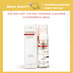 Sữa rửa mặt tạo bọt loveisderma 180ml