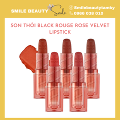 Son thỏi Black Rouge Rose Velvet Lipstick