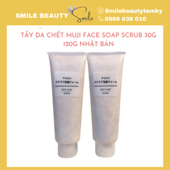 Tẩy da chết Mặt Muji FACE SOAP SCRUB 30g 120g Nhật Bản