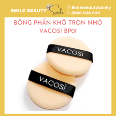 Bông phấn khô tròn nhỏ Vacosi BP01