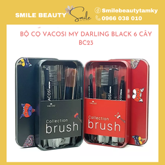 Bộ cọ Vacosi My Darling Black 6 cây BC23