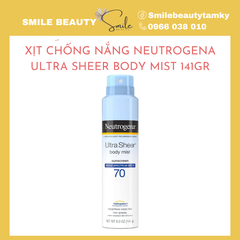 Xịt chống nắng Neutrogena Ultra Sheer Body Mist 141gr