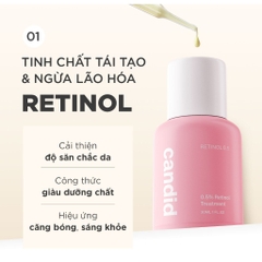 Tinh Chất Retinol Candid Chống Lão Hóa, Giảm Nhăn Candid Treatment 30ml