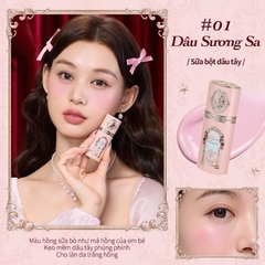 Má Hồng Kem Flower Knows Strawberry Cupid Collection Liquid Blush 7G