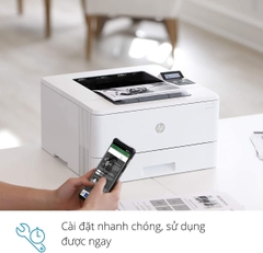 Máy in HP LaserJet Pro M404dn, A4 đen trắng, Đơn năng, In hai mặt tự động, USB, Ethernet