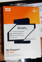 Ổ cứng di động WD My Passport 4TB - WDBPKJ0040BBK chính hãng