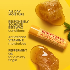 Son Dưỡng Môi Burt's Bees Beewax Lip Balm