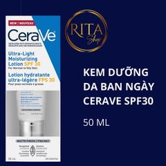 Kem dưỡng ẩm ban ngày Cerave Ultra Light Moisturizing Lotion SPF30