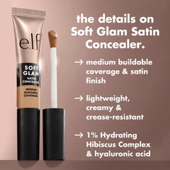 Kem Che Khuyết Điểm ELF Soft Glam Satin Concealer