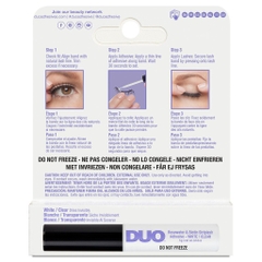 Keo dán mi giả Duo không màu nhiều loại - Brush On Striplash Adhesive 5g