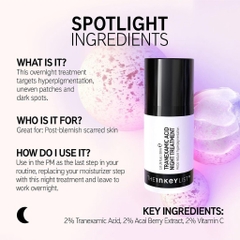 Serum Giảm Thâm Mụn Làm Sáng Da The Inkey List Tranexamic Acid Night Treatment 30 ML