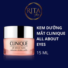 [Full Box] Kem Dưỡng Mắt Giảm Bọng Và Quầng Thâm Clinique All About Eyes 15ml