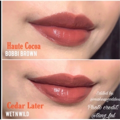 Son bóng Wet n Wild Megalast Liquid Catsuit Highshine Cedar Later