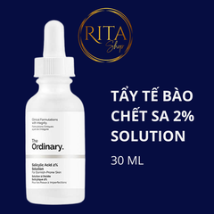 [Mới] Tinh Chất Tẩy Tế Bào Chết Cho Da Mụn The Ordinary Salicylic Acid 2% Solution 30ml