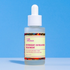 Serum Tẩy tế bào chết hóa học Good Molecules ban đêm giúp da sáng mịn, giảm thâm mụn