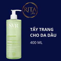 Nước Tẩy Trang Sạch Cho Da Dầu Mụn & Nhạy Cảm SVR Sebiaclear Eau Micellaire 400 ML