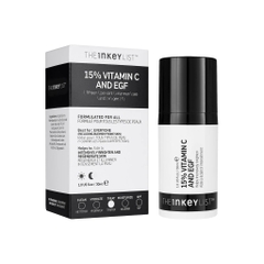 Tinh Chất dưỡng da trắng sáng The Inkey List 15% Vitamin C and EGF Brightening Serum 30 ml