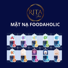 [LẺ] Mặt nạ giấy Foodaholic dưỡng da cấp ẩm chống lão hóa làm sáng da