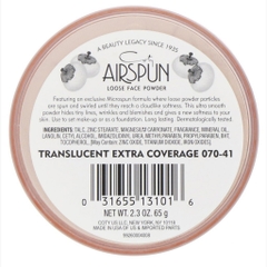 Phấn phủ kiềm dầu Coty Airspun - phấn trang điểm da