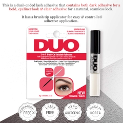 Keo dán mi giả Duo không màu nhiều loại - Brush On Striplash Adhesive 5g