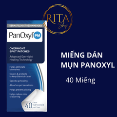 Miếng Dán Mụn Panoxyl PM Overnight Spot Patches 40 Miếng